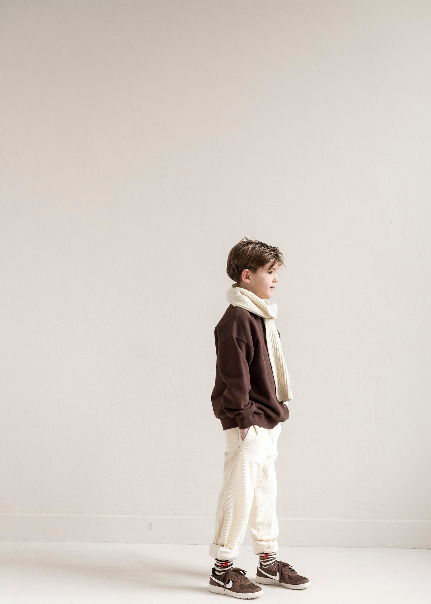 Jenest Cameron polo sweater Fondant Brown - Jenest