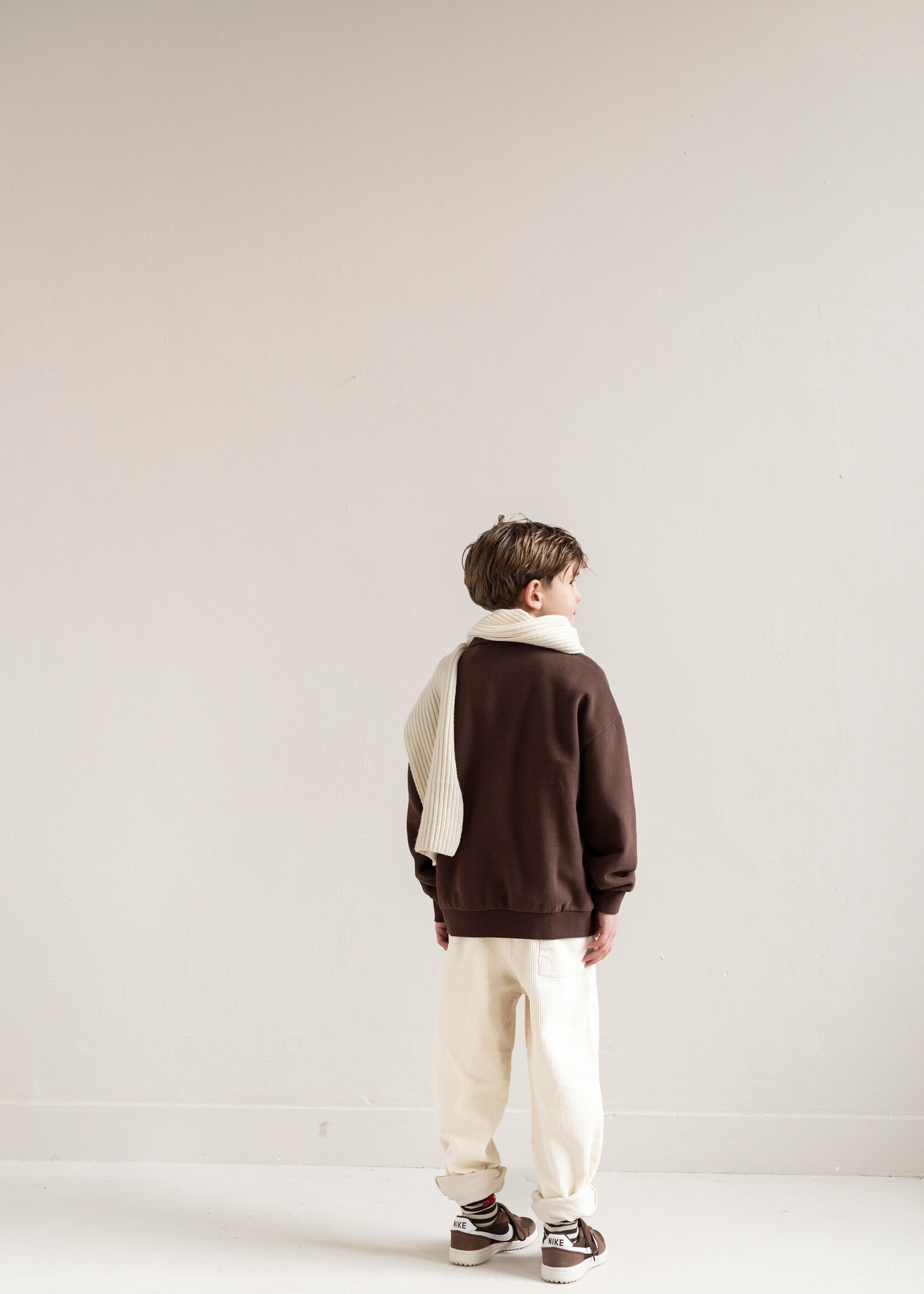 Jenest Cameron polo sweater Fondant Brown - Jenest