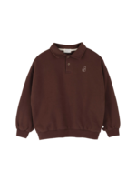 Jenest Cameron polo sweater Fondant Brown - Jenest