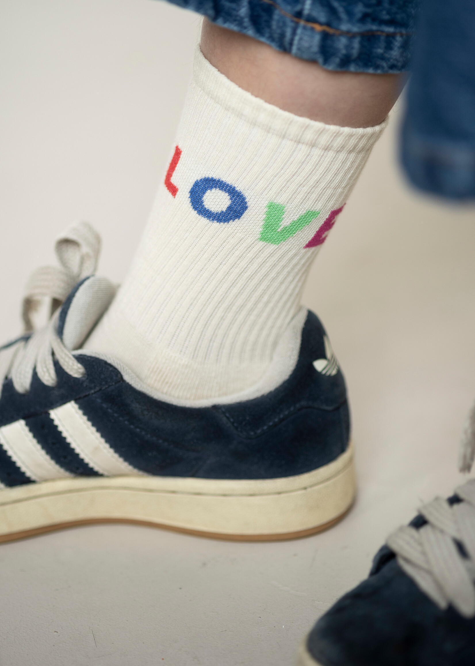 Jenest Fancy sport socks Off white - Jenest