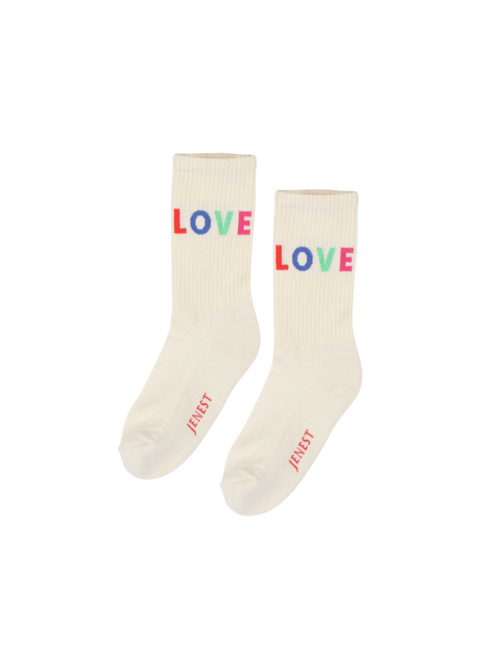 Jenest Fancy sport socks Off white - Jenest