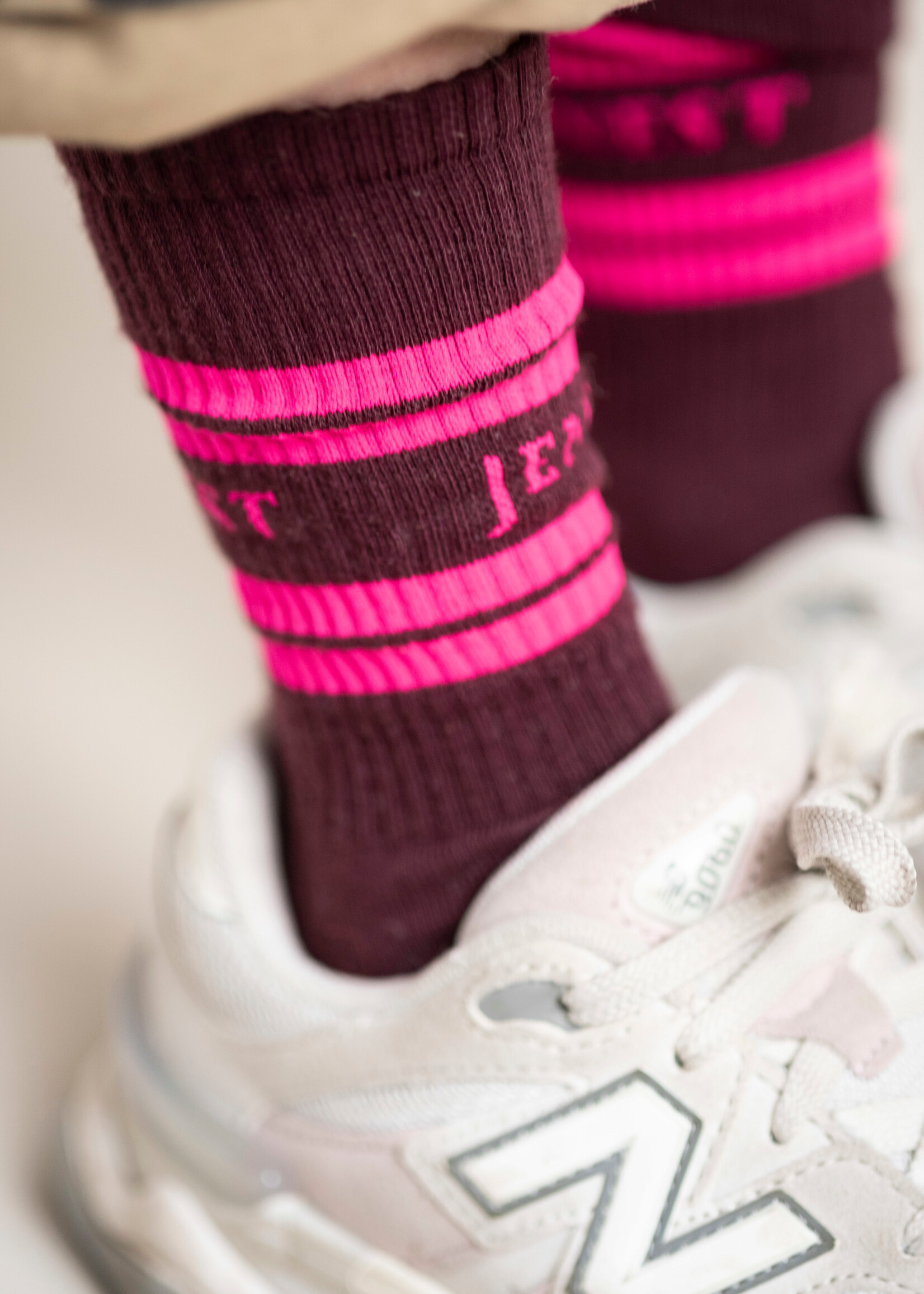 Jenest J sport socks Cherry bordeaux - Jenest