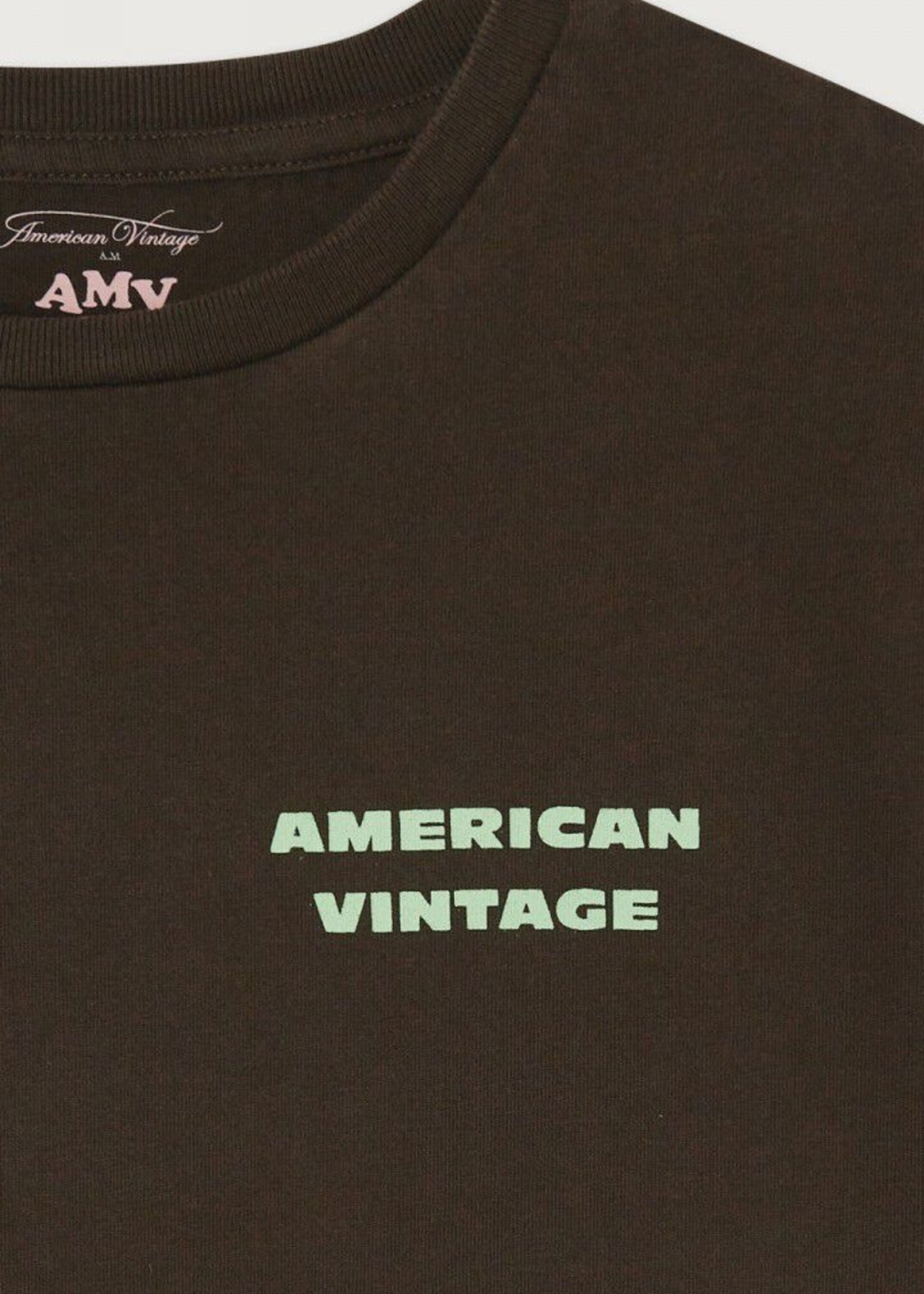 American Vintage Enfants tshirt Fizvalley Vintage choco - American Vintage