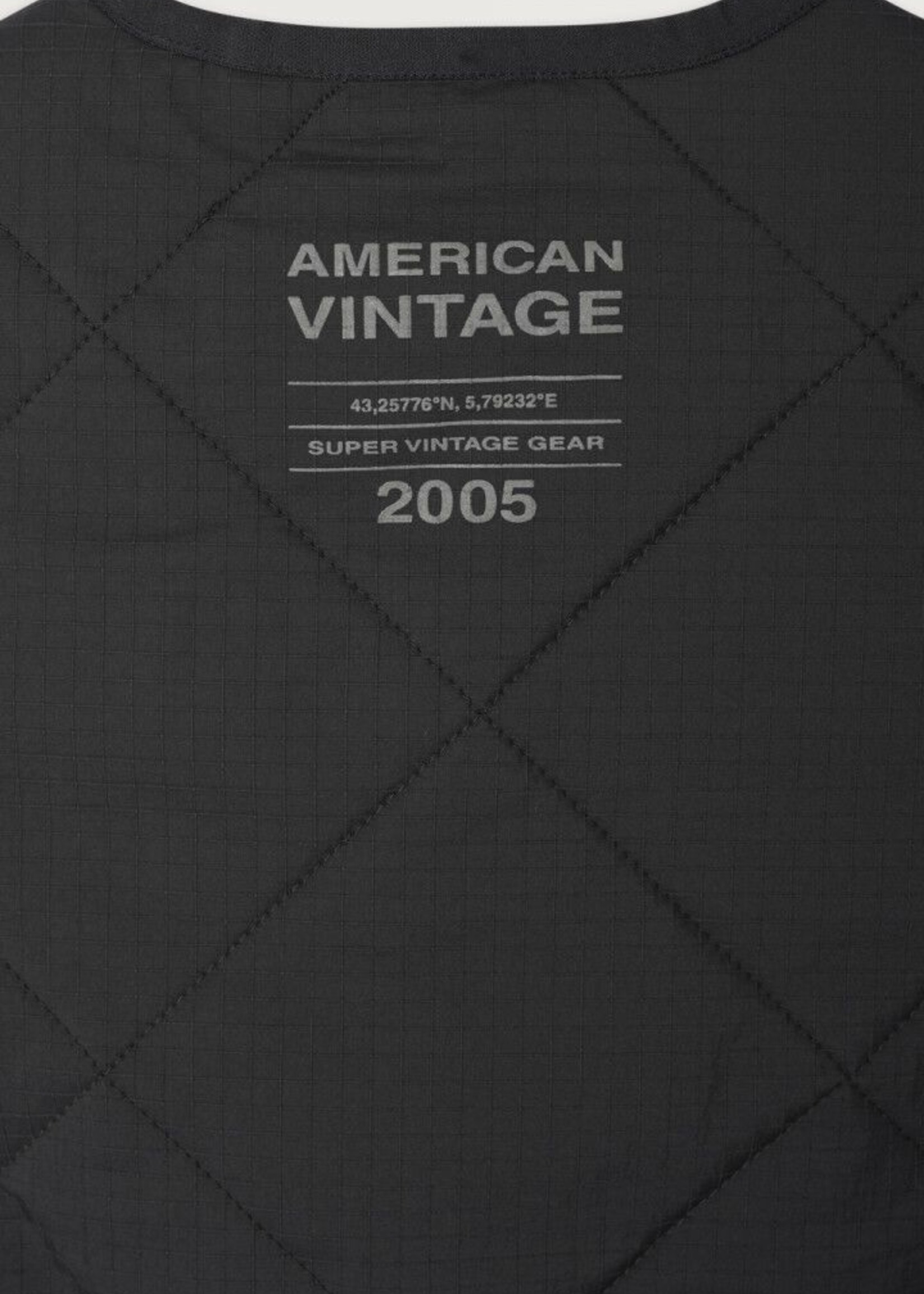 American Vintage Kids jacket Yupibam Carbon - American Vintage