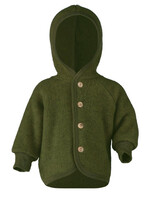 Engel Natur Hooded jacket Reed melange - Engel