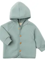 Engel Natur Hooded jacket mountain blue melange - Engel