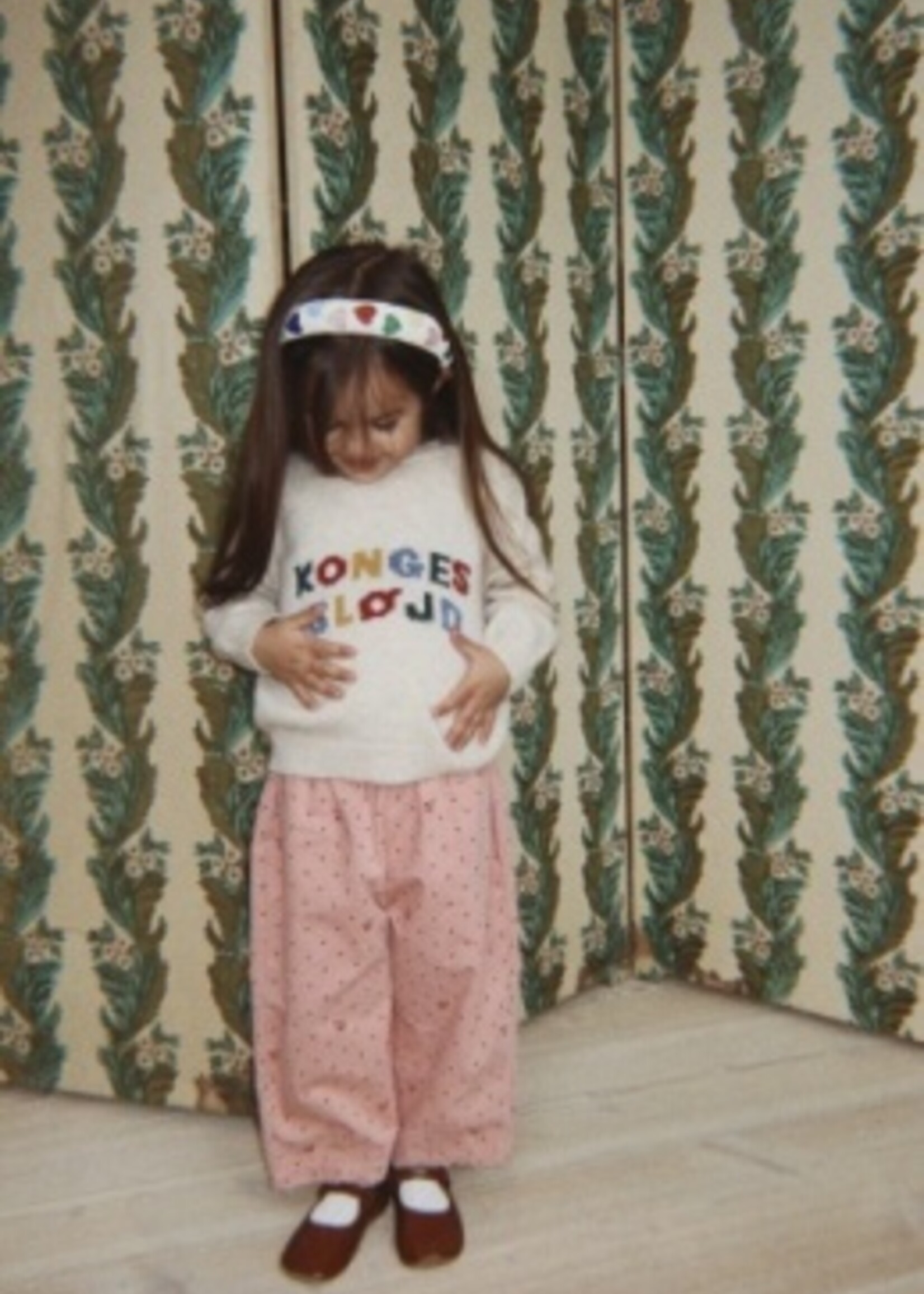 Konges Slojd Marlo pants | Cherry dot scarlet - Konges Slojd