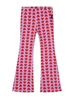 Daily Brat Heart flared pink pants - Daily Brat