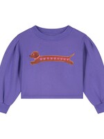 Daily Brat Heart dog cropped sweater - Daily Brat