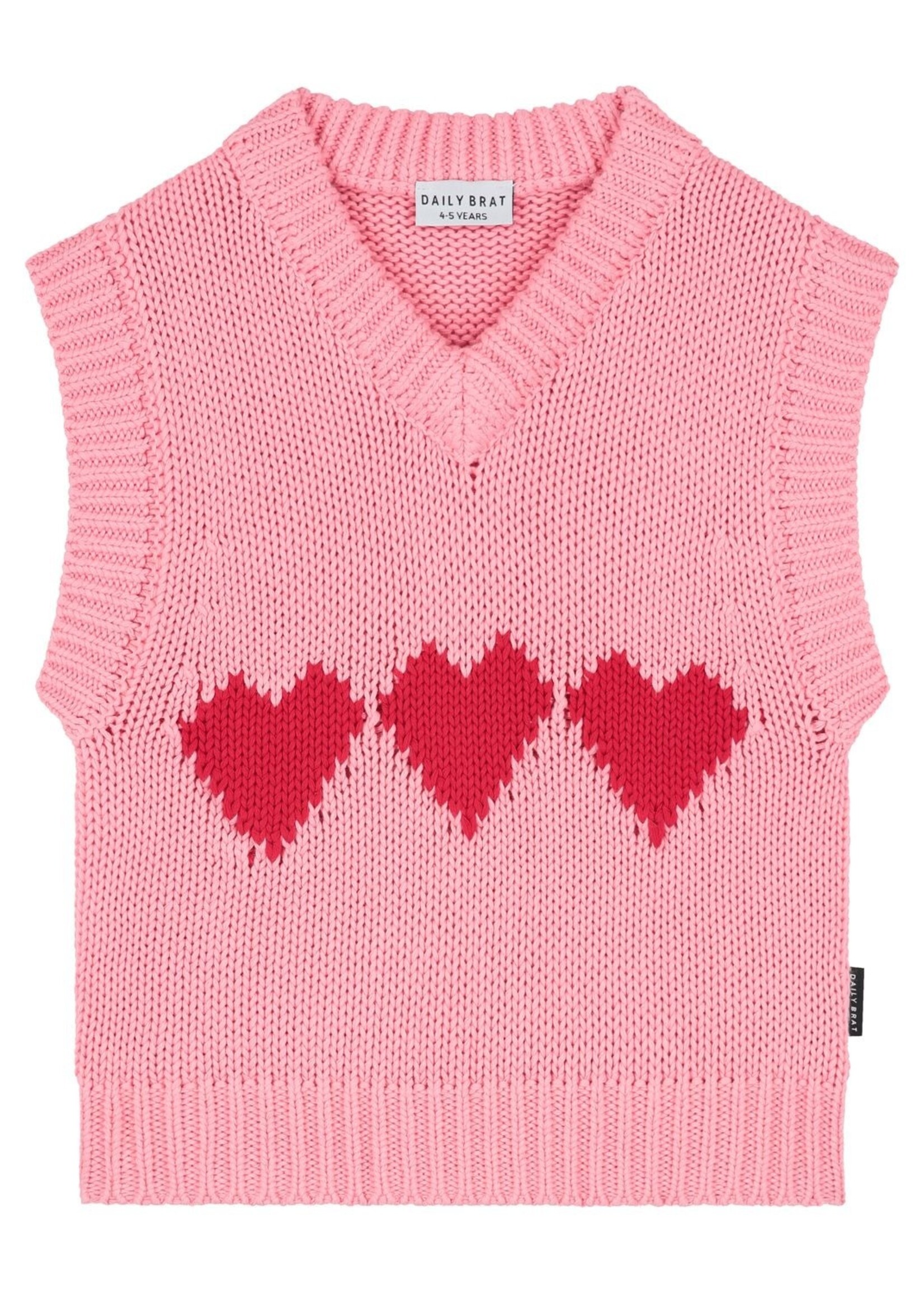 Daily Brat Pink heart spencer - Daily Brat
