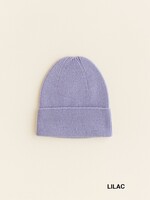 HVID Beanie Fonzie kids Lilac - Hvid