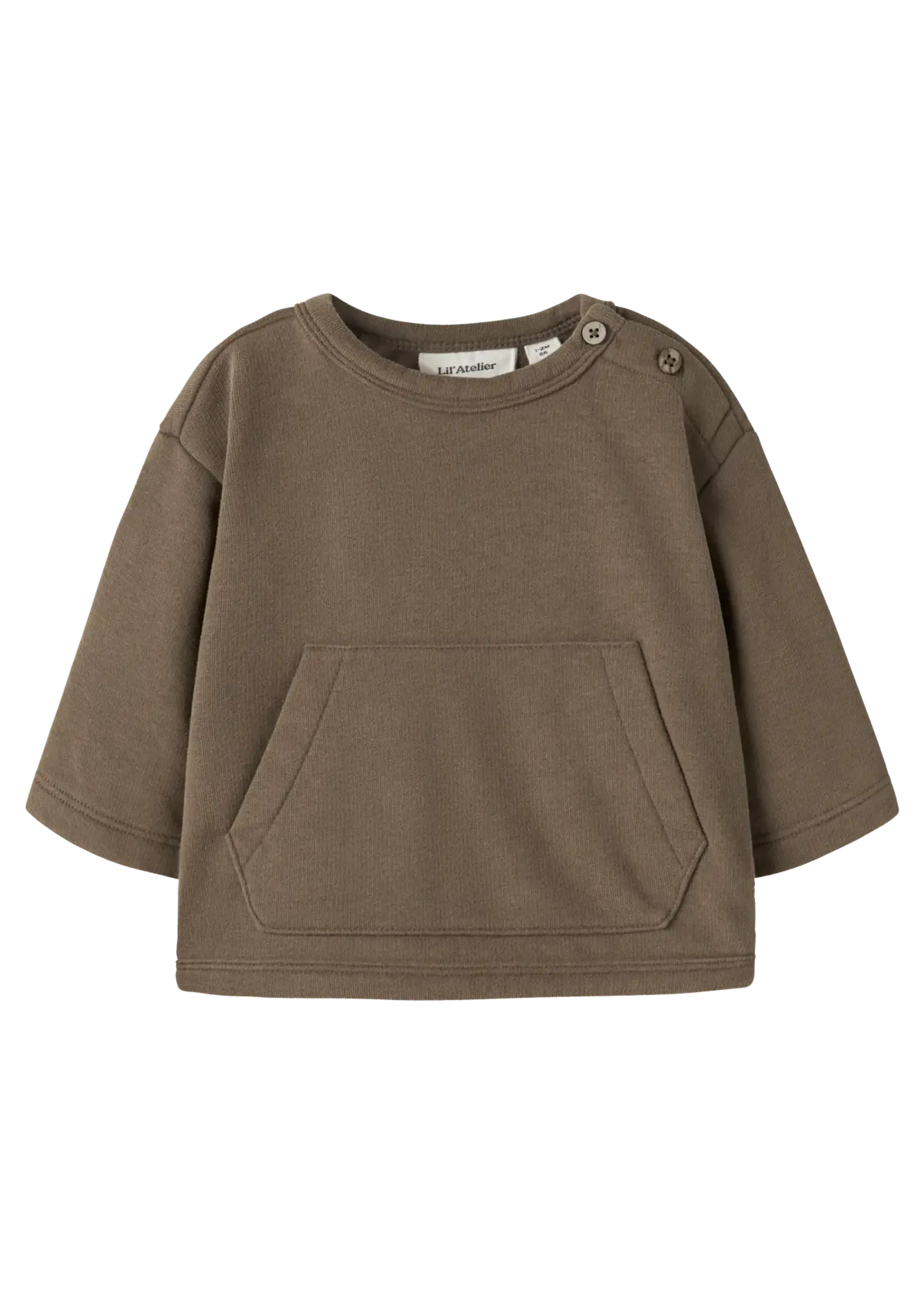 Lil Atelier London rea ls loose sweat/ teak - Lil Atelier