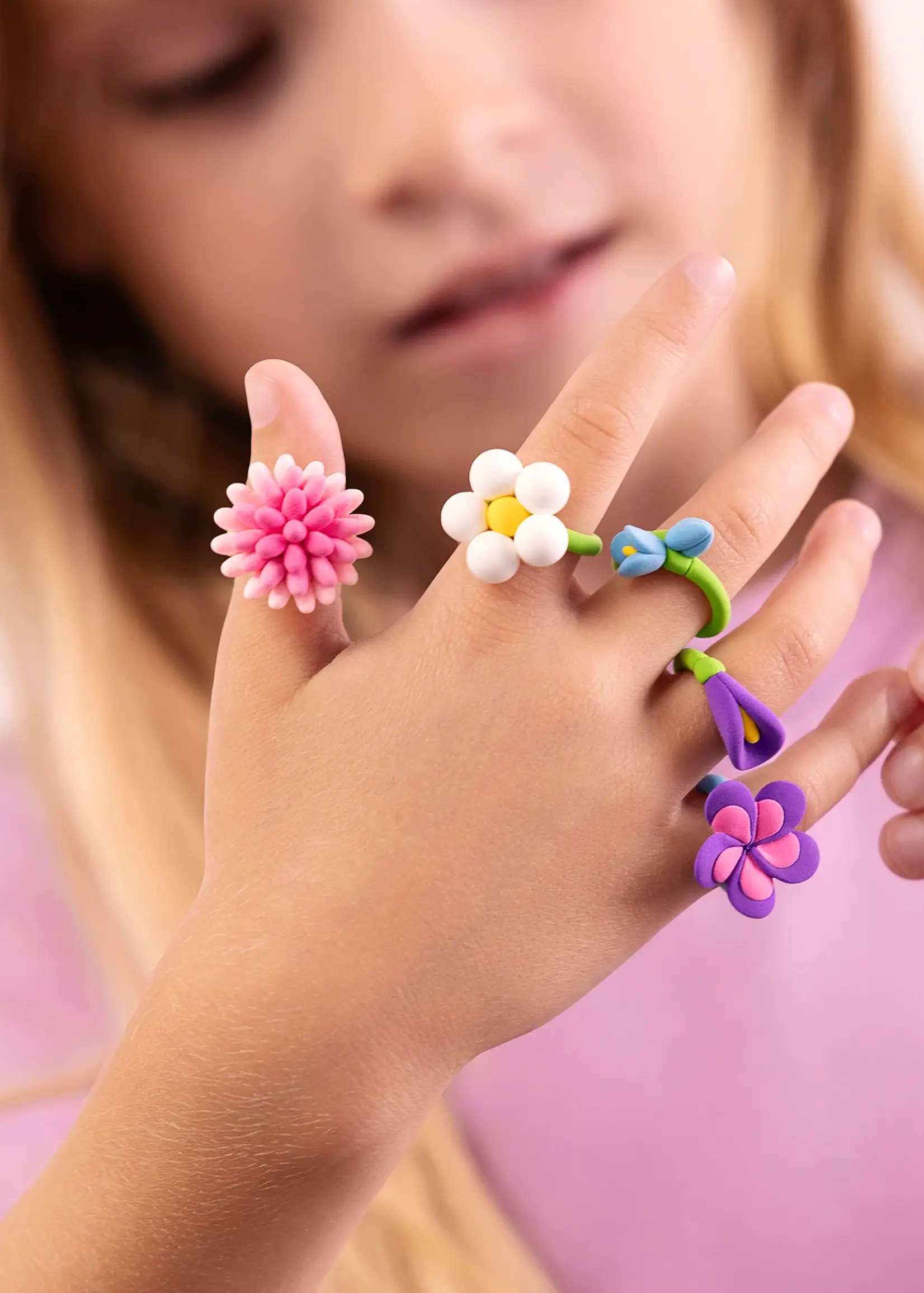 Hey Clay Bijoux rings Flowers - Hey clay