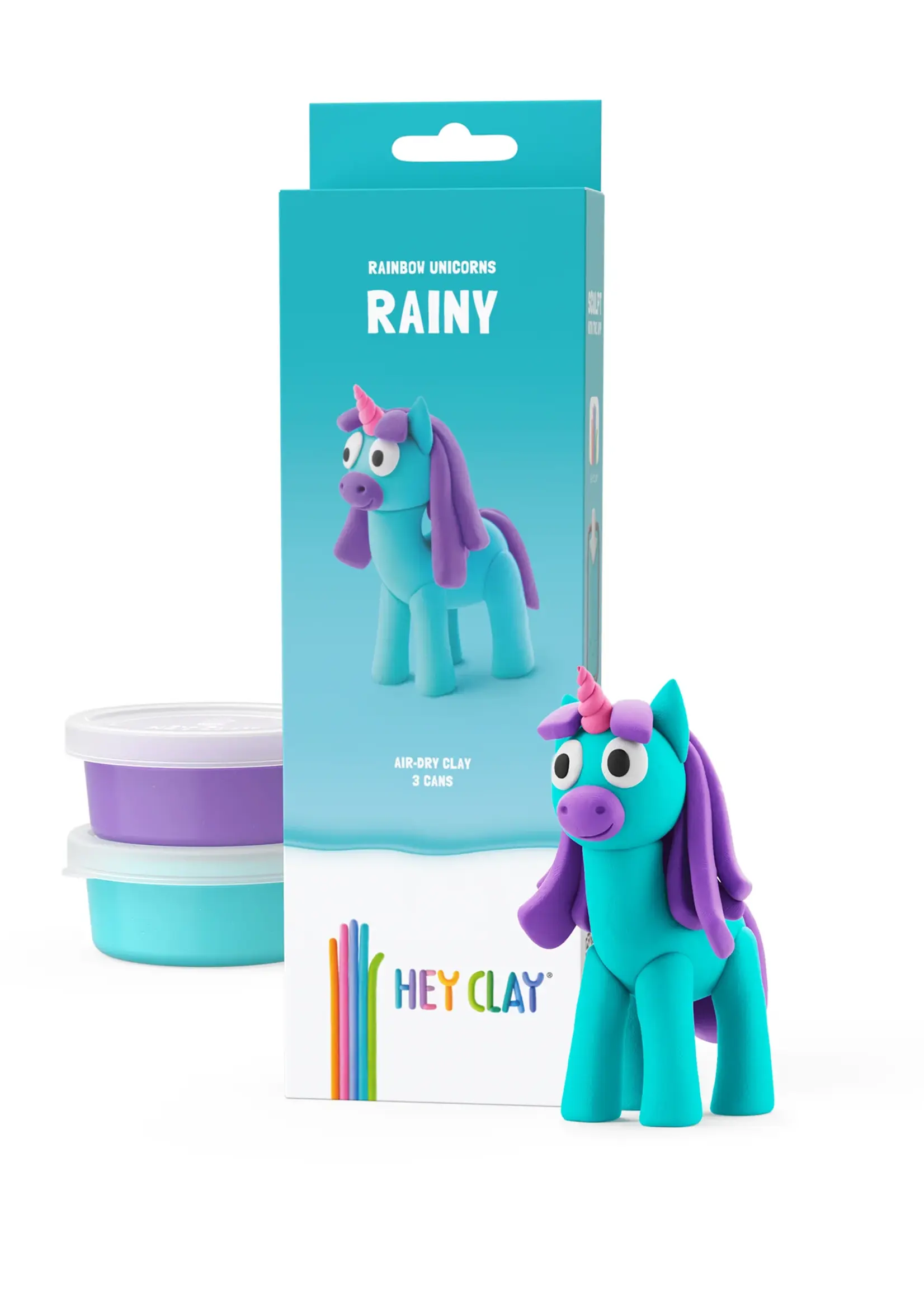 Hey Clay Rainbow unicorn Rainy - Hey clay