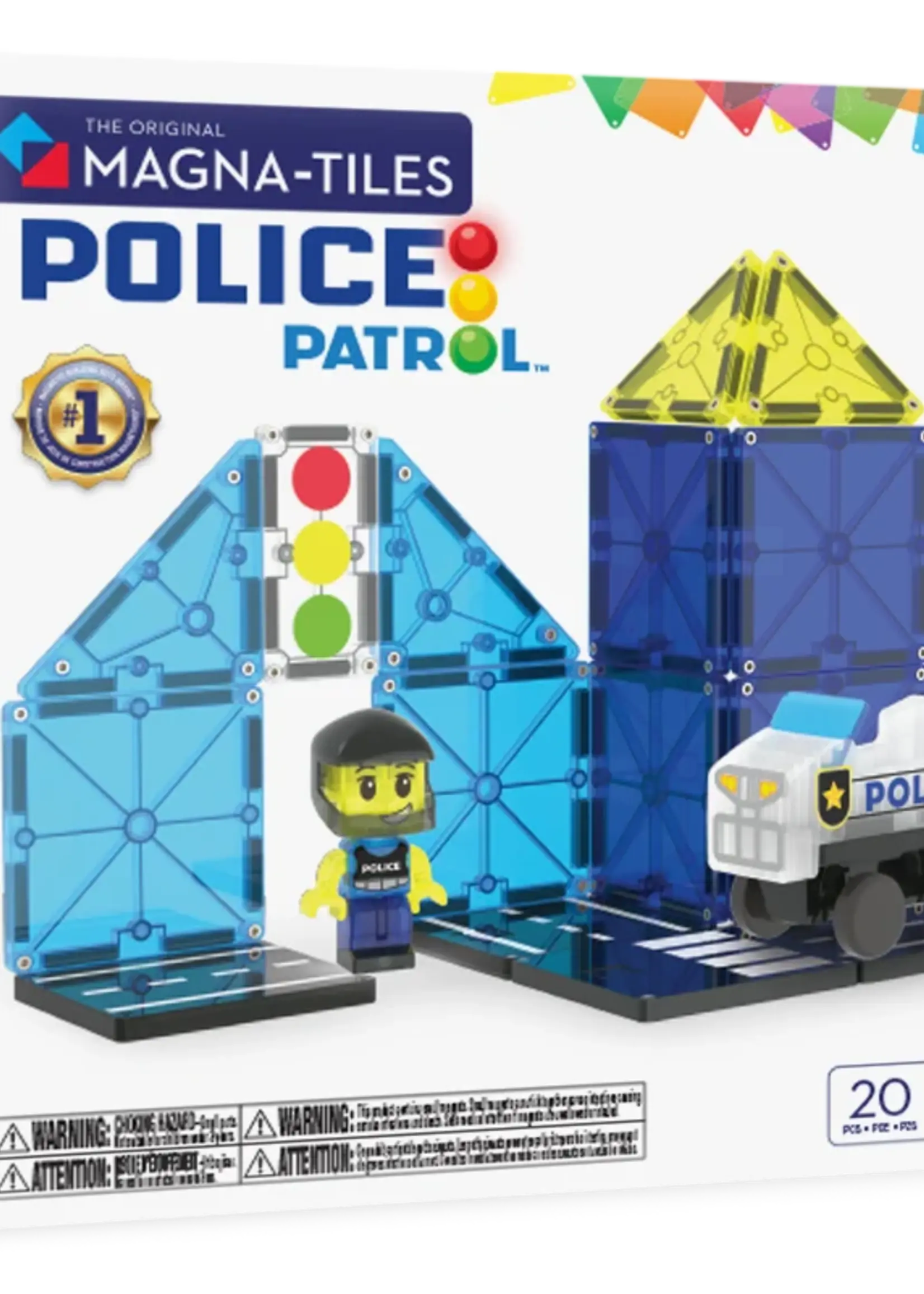 Police station 20 piece - Magna tiles
