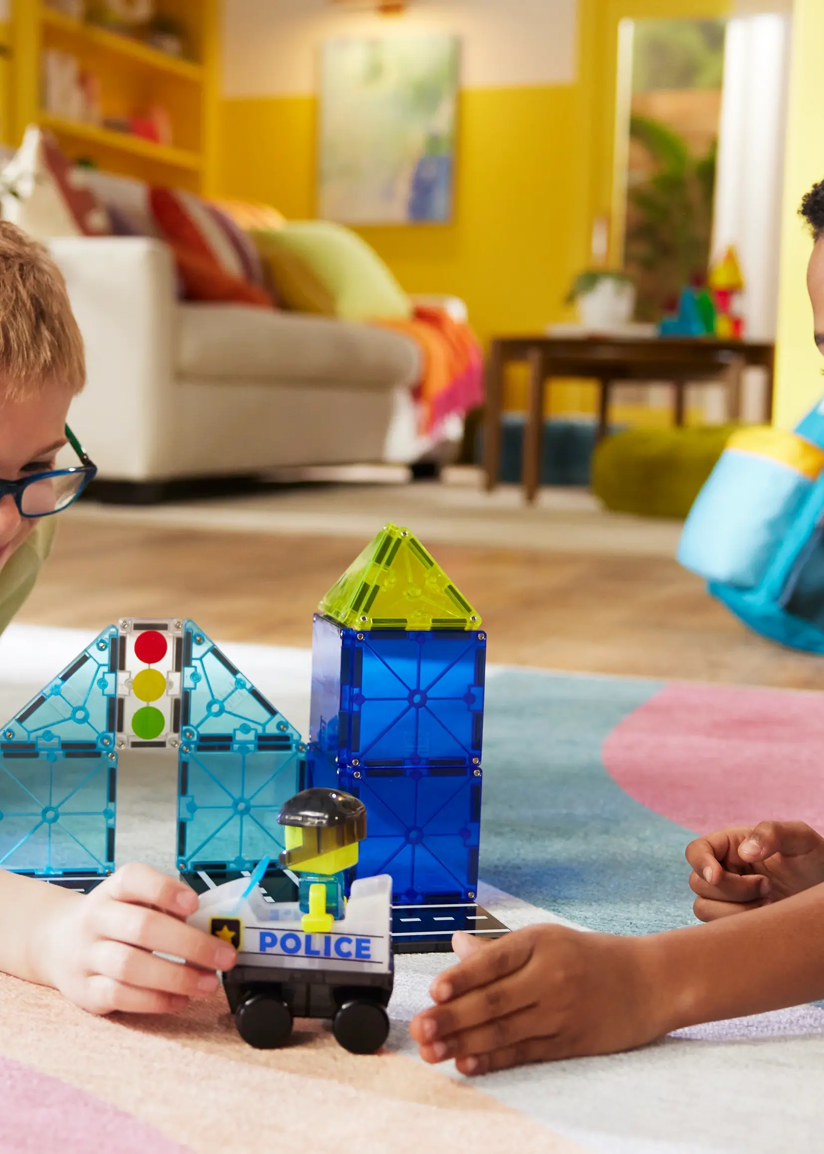 Police station 20 piece - Magna tiles