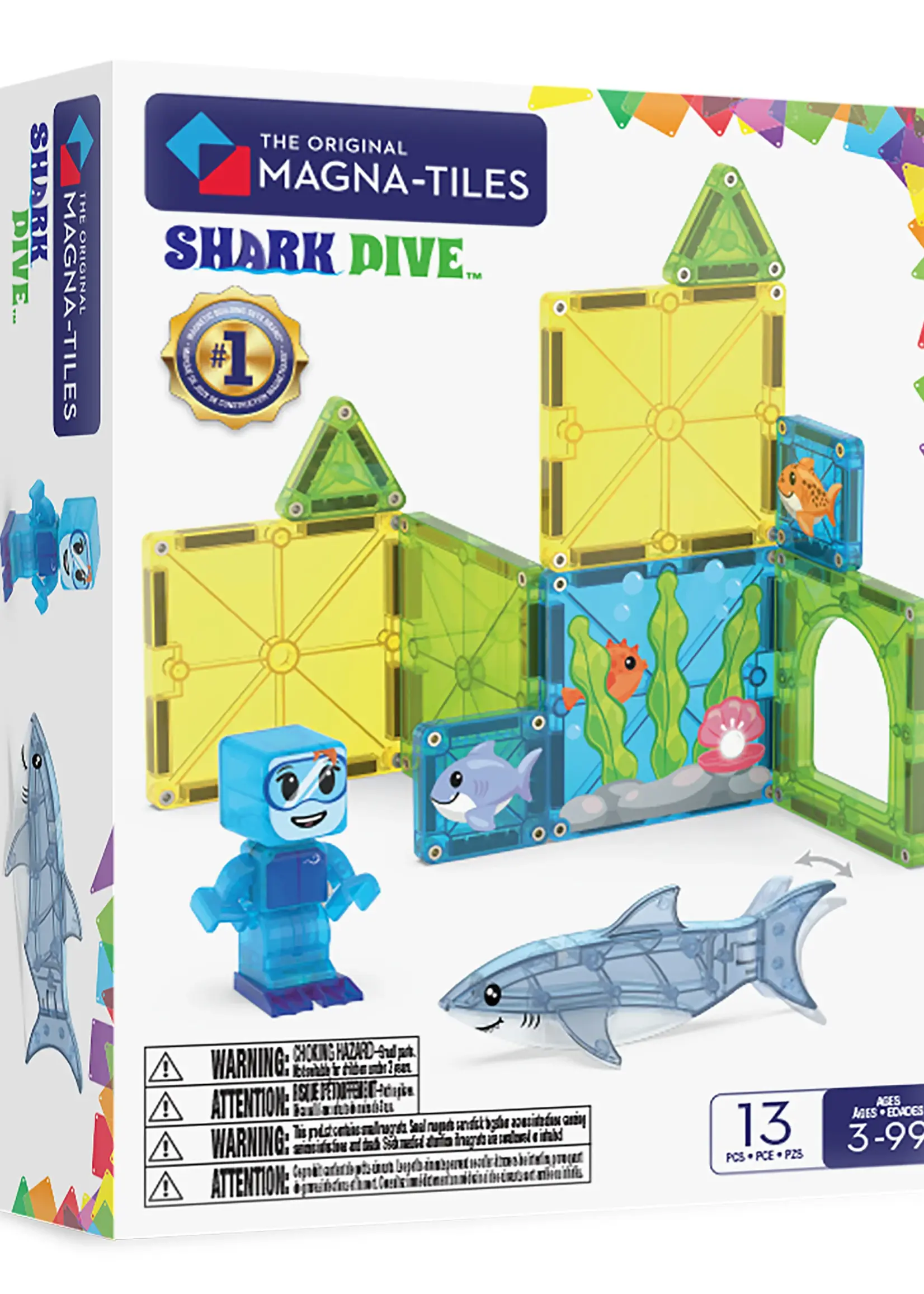 Magnatiles Shark dive - Magna Tiles