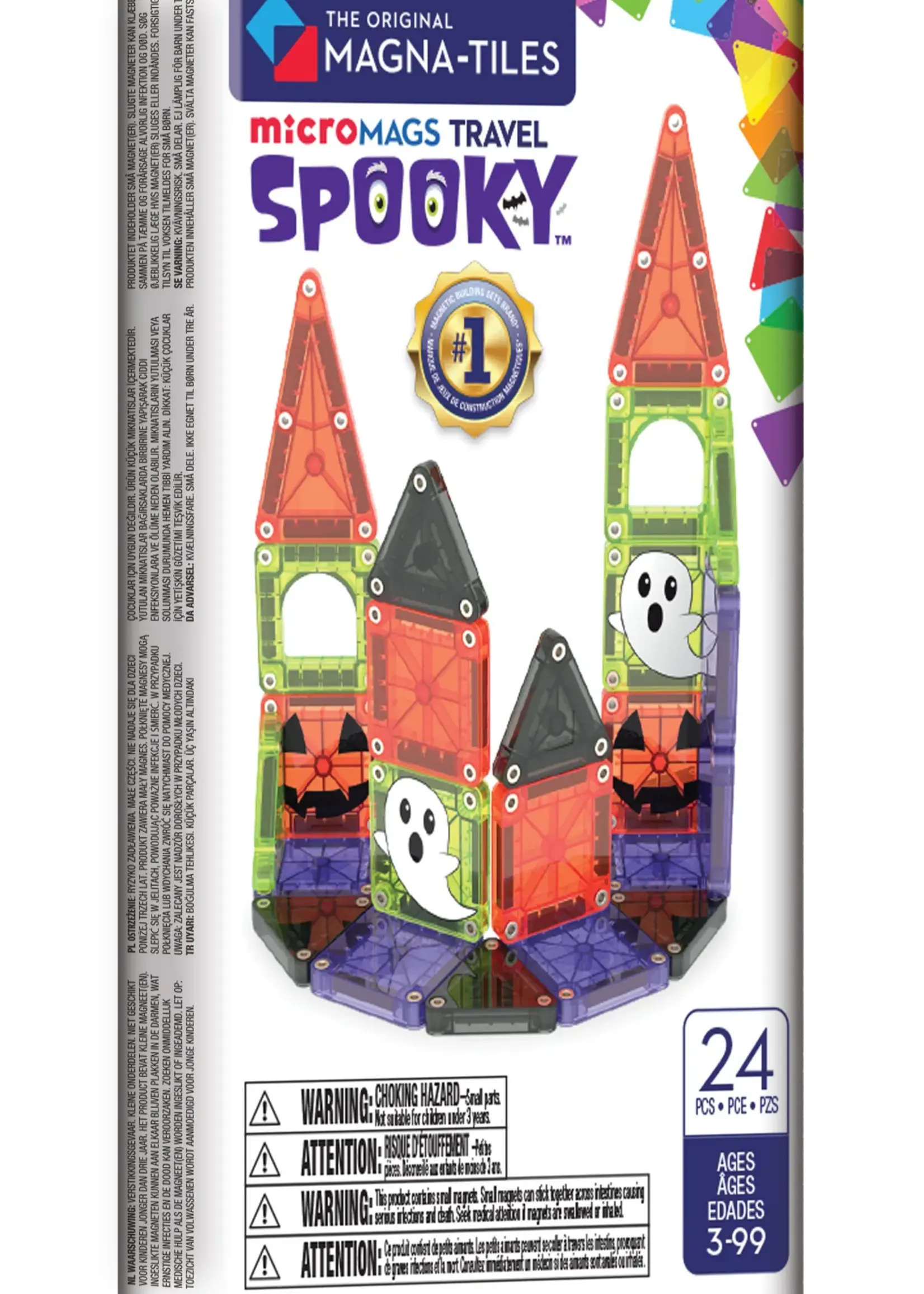Magnatiles Spooky 24 piece travel set - Magna tiles