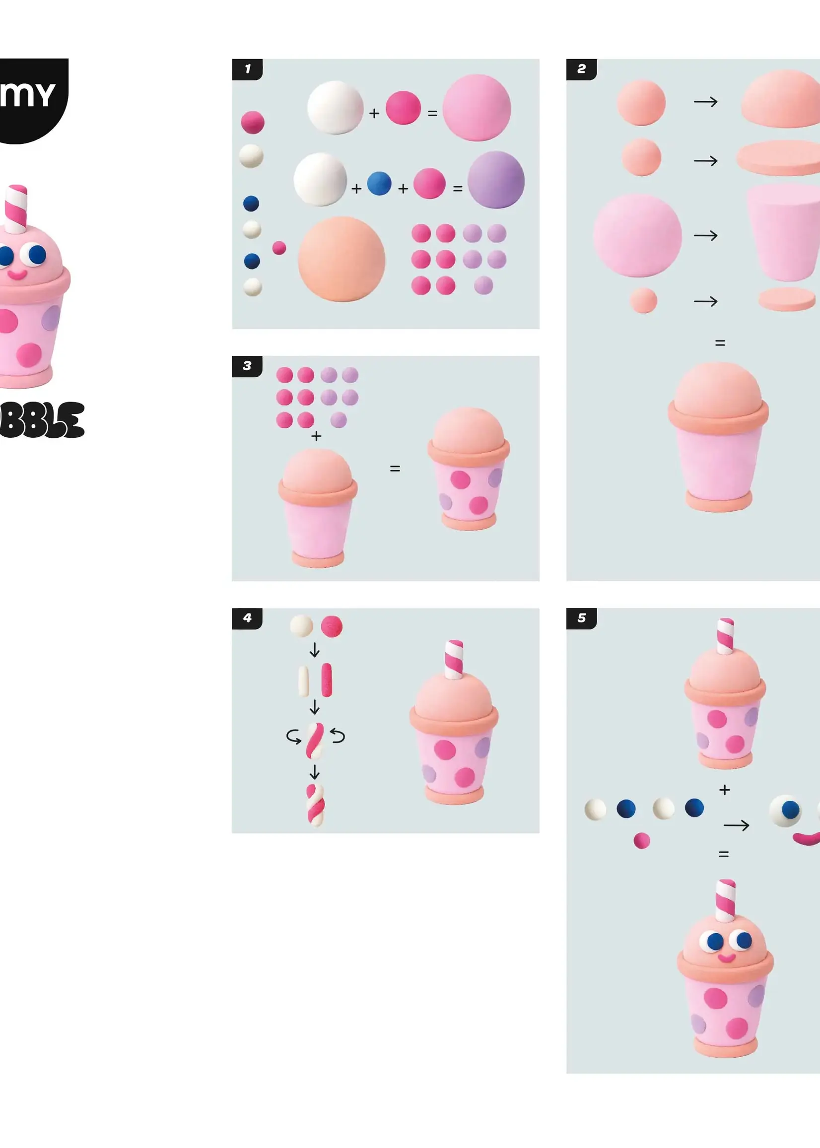 OMY Air dry clay Bubble - OMY