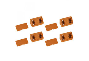 Hoekverbinder beige + kap pvc à 4 st.