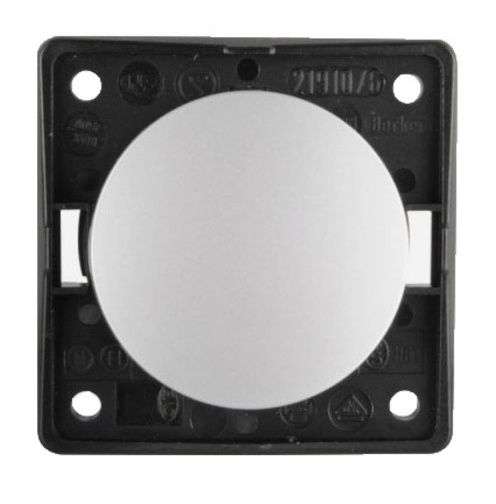 Berker Aan/Uitschakelaar Flow/Pure Inbouw Chroom Mat 230V Berker Aan/Uitschakelaar Flow/Pure Inbouw Chroom Mat 230V