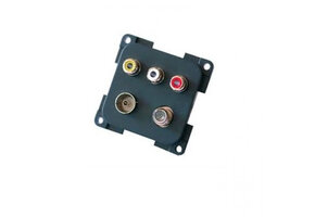 Berker Contactdoos Multimedia Inbouw Antraciet Mat