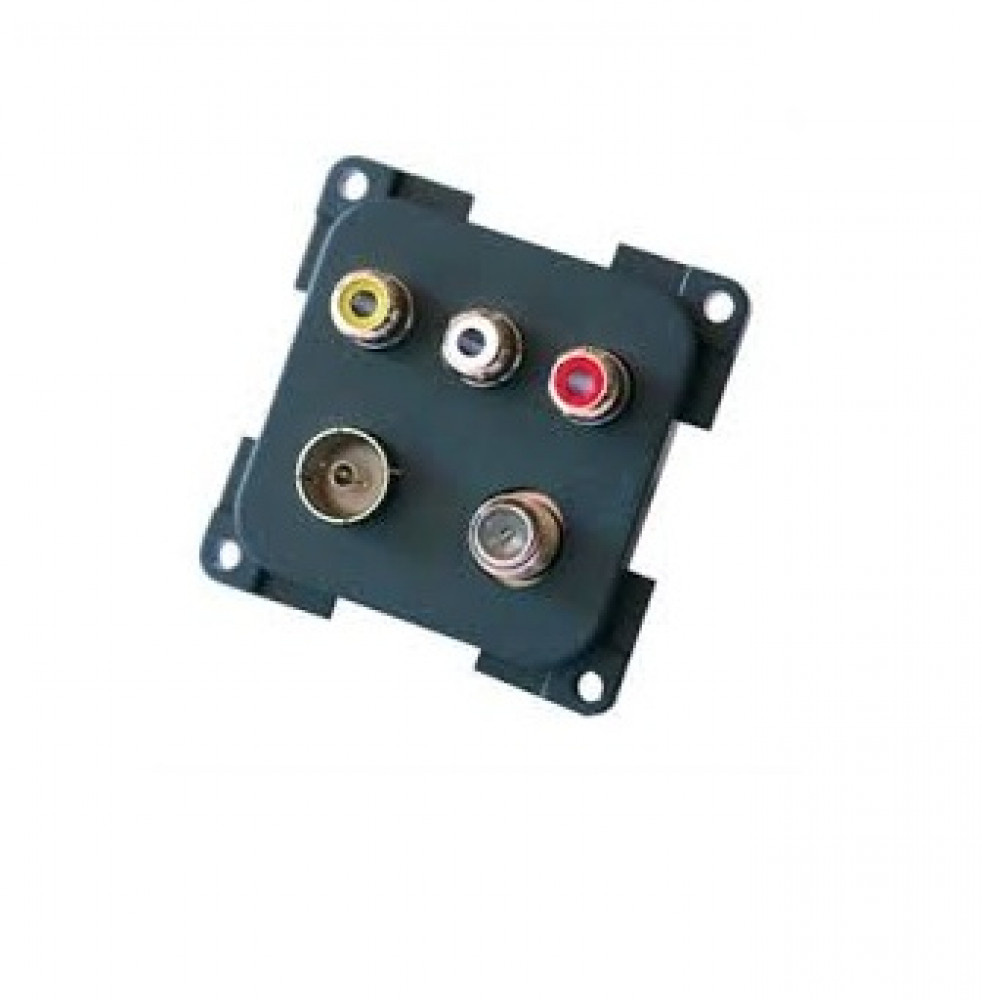 Berker Contactdoos Multimedia Inbouw Antraciet Mat Berker Contactdoos Multimedia Inbouw Antraciet Mat