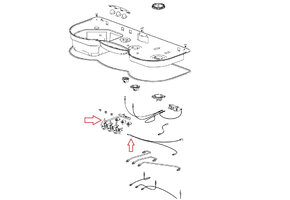 Thetford SHB 353 Spoelbakcombi.  Bedieningspaneel