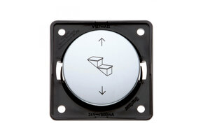 Berker Poolomkeerschakelaar Opstap Inbouw Chroom Mat 12/24V