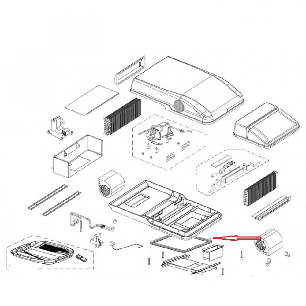 Telair Silent 7300H/7400H round rubber gasket Telair Silent 7300H/7400H round rubber gasket