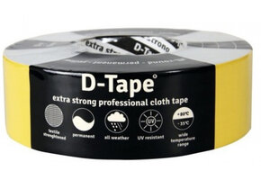 Deltafix Delta 1 Tape Permanent 50mtrx50mm Geel