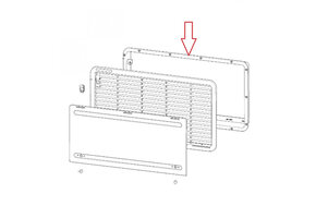 Dometic Inbouwframe Wit LS 330