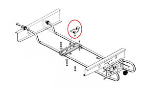 AL-KO Reservewielhouder EH1 Spanvleugel