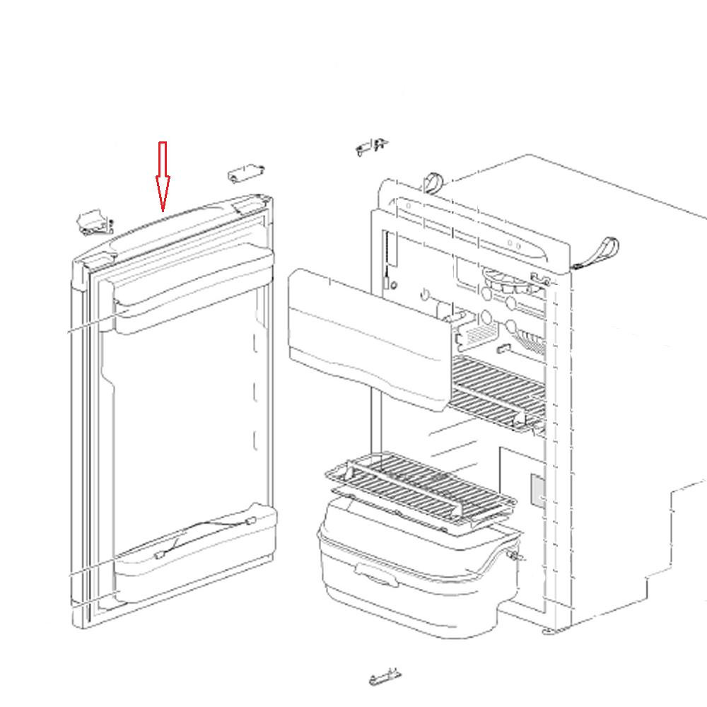 Thetford N112 Koelkastdeur Thetford N112 Koelkastdeur