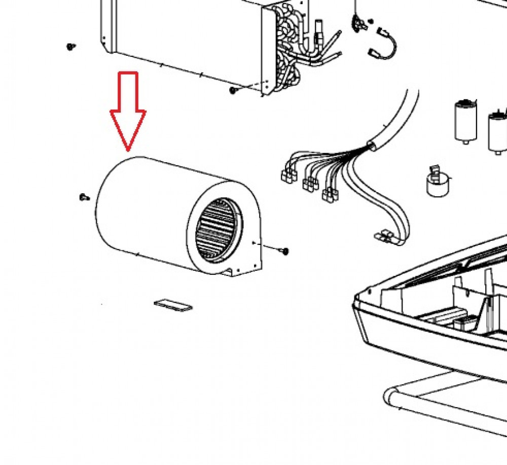 Dometic B1900 ventilatorwiel Dometic B1900 ventilatorwiel