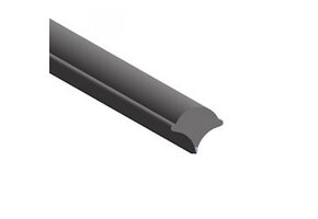 Pees Raamrubber Zwart 10m