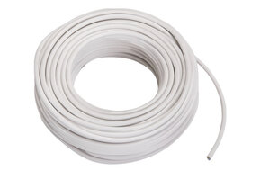 Kabel 3x1.5 Wit 50m