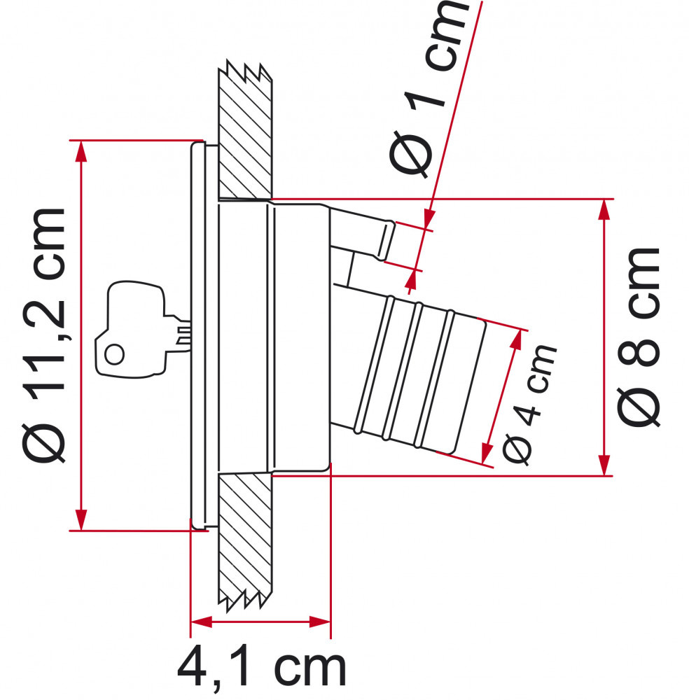 Fiamma Water Cap White