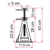 Fiamma Assteunen Aluminium 4st. Fiamma Assteunen Aluminium 4st.