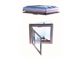 MPK Dakluik 40x40cm Wit Kader+Combirollo