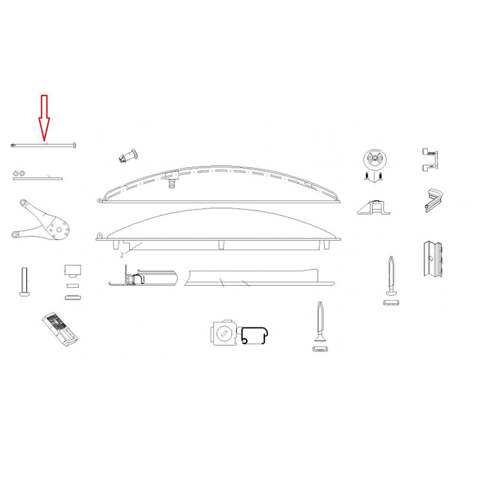 Remitop Vista Kunststof Scharnierbouten