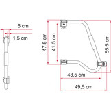 Fiamma Instapbeugel Security 46 Pro Fiamma Instapbeugel Security 46 Pro