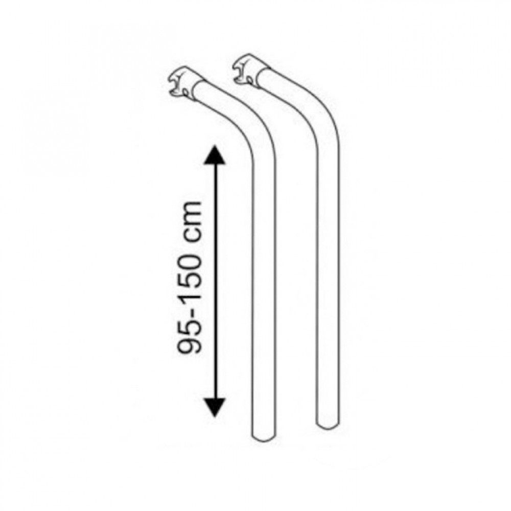 Thule Lift V16 Optionele set hoogte 95-150cm Thule Lift V16 Optionele set hoogte 95-150cm