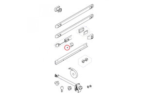 Thule Mounting Rail Screw Nail 100st.