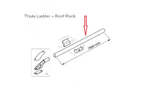 Thule Oval Tube L=3,0m Geanodiseerd