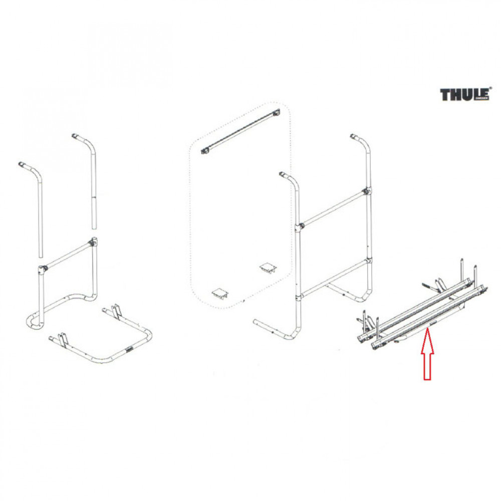 Thule Sport G2 Universal Platform Compleet 1500602652 Thule Sport G2 Universal Platform Compleet 1500602652