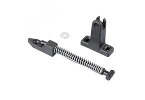 Kastklepuitzetter met Veer Zwart