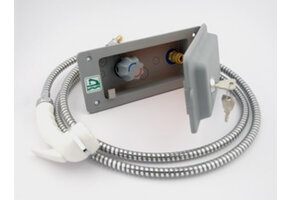 Reich Buitendouche Aansluiting incl. Slot Licht Grijs