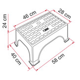 Fiamma Opstap Step Magnum Grijs