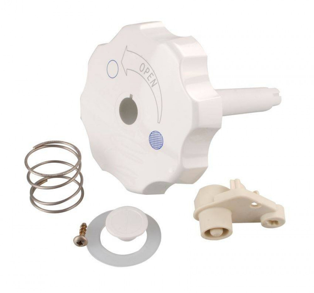 Spoelknop Wit Spoelknop Wit